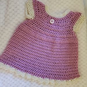 Crochet baby dress